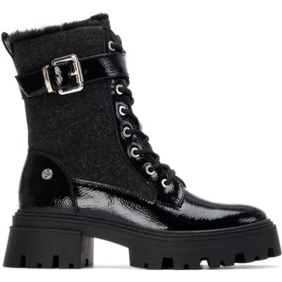 XTI Botines 144669 Negros Con Suela Track Negro Talla 36 XTI Botines 144669 Negros Con Suela Track Negro Talla 36