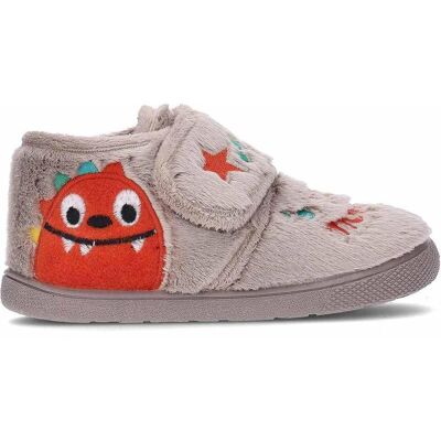 VUL-LADI 7190 Pantuflas Flexibles Níquel Con Diseño Monstruo Niquel Talla 34 VUL-LADI 7190 Pantuflas Flexibles Níquel Con Diseño Monstruo Niquel Talla 34