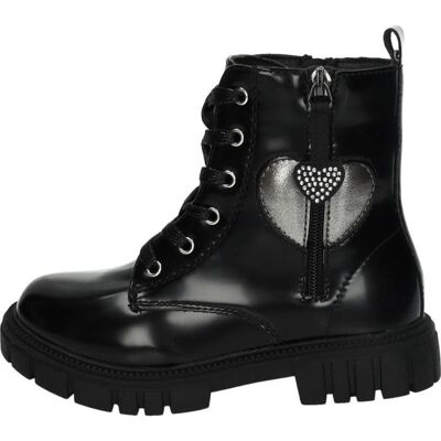 CONGUITOS Botas Militares Cosh244008 Negras Con Detalle De Corazones Negro Talla 25 CONGUITOS Botas Militares Cosh244008 Negras Con Detalle De Corazones Negro Talla 25