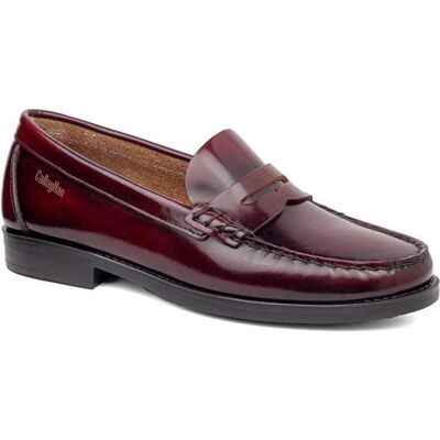 CALLAGHAN Castellano Mia 64601 Rioja - Mocasines De Piel Para Mujer Rojo Talla 36 CALLAGHAN Castellano Mia 64601 Rioja - Mocasines De Piel Para Mujer Rojo Talla 36