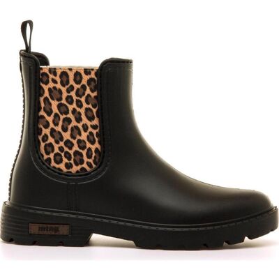 MTNG Botas Chelsea 56334 Negras Con Panel Animal Print Negro Talla 39 MTNG Botas Chelsea 56334 Negras Con Panel Animal Print Negro Talla 39