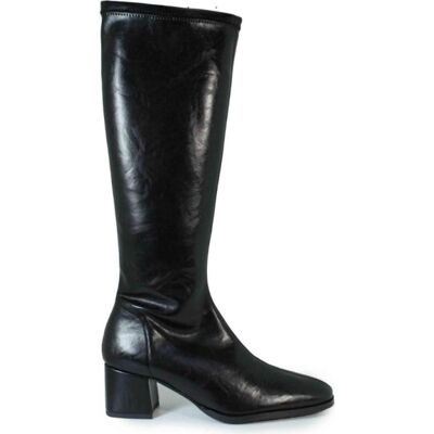 MISS ELASTIC Botas Altas De Tacón Elásticas 78331 Negras Negro Talla 37 MISS ELASTIC Botas Altas De Tacón Elásticas 78331 Negras Negro Talla 37