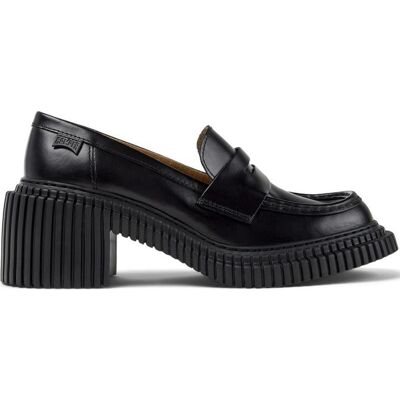 Camper Pix London K201811 Mocasines De Piel Negra Con Suela Chunky Negro001 Talla 39 Camper Pix London K201811 Mocasines De Piel Negra Con Suela Chunky Negro001 Talla 39