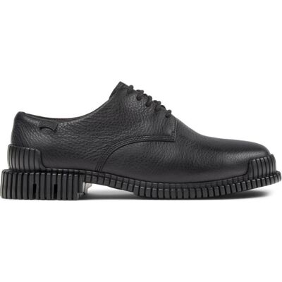 Camper Zapatos Derby De Piel Pix K201851 Negros Con Suela Dentada Negro Talla 42 Camper Zapatos Derby De Piel Pix K201851 Negros Con Suela Dentada Negro Talla 42