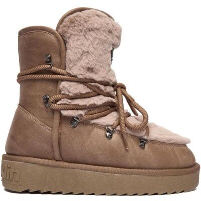 D. FRANKLIN Botines Planos Nordic Trk Fur Taupe Dfsh370022 Marrón Talla 39 D. FRANKLIN Botines Planos Nordic Trk Fur Taupe Dfsh370022 Marrón Talla 39