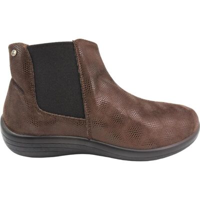ARCOPEDICO Botín Confort Makai Licra Marrón Marron Talla 39 ARCOPEDICO Botín Confort Makai Licra Marrón Marron Talla 39