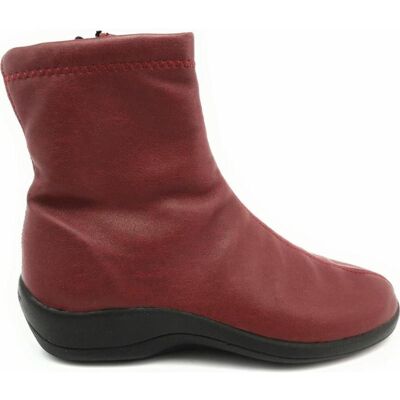 ARCOPEDICO Botines Jasper Licra 4646 Cherry Rojo Cherry Talla 36 ARCOPEDICO Botines Jasper Licra 4646 Cherry Rojo Cherry Talla 36