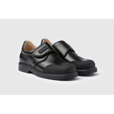 ANGELITOS Zapato Colegial Napa Velcro Modelo 452 Negro Negro Talla 40 ANGELITOS Zapato Colegial Napa Velcro Modelo 452 Negro Negro Talla 40