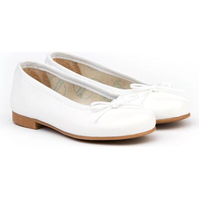 ANGELITOS Bailarina En Piel 1566 Blanco Talla 36 ANGELITOS Bailarina En Piel 1566 Blanco Talla 36