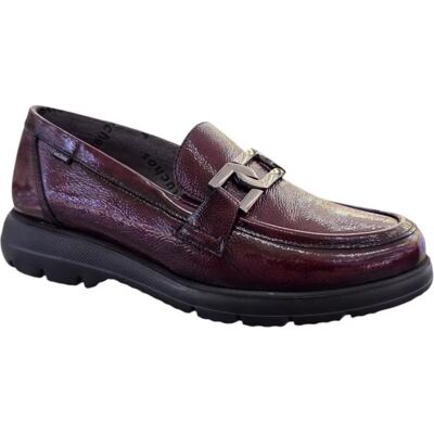 FLUCHOS Mocasín Gladis F1794 Charol Burdeos Estribo Talla 36 FLUCHOS Mocasín Gladis F1794 Charol Burdeos Estribo Talla 36