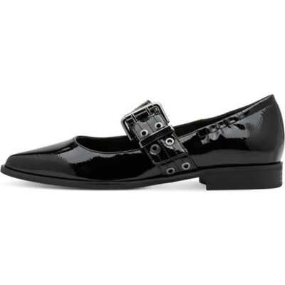 MARCO TOZZI Zapatos De Charol Con Hebilla Negro Talla 40 MARCO TOZZI Zapatos De Charol Con Hebilla Negro Talla 40