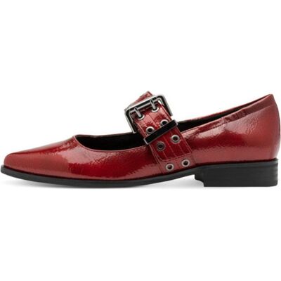 MARCO TOZZI Zapatos Casuales Para Mujer Con Hebilla Rojo Talla 41 MARCO TOZZI Zapatos Casuales Para Mujer Con Hebilla Rojo Talla 41
