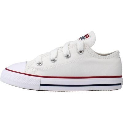 Converse All Star Ctas Ox Bb Blanco Blanco Talla 21 Converse All Star Ctas Ox Bb Blanco Blanco Talla 21