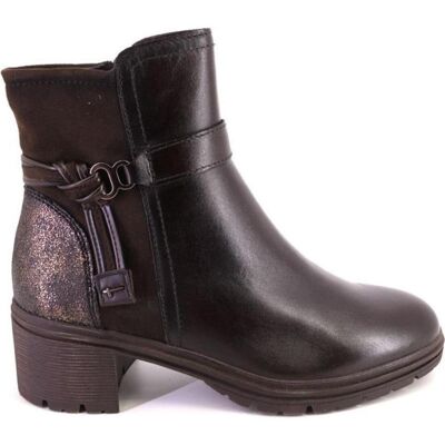 TAMARIS 25823 Botines De Piel Marrón Marron Talla 38 TAMARIS 25823 Botines De Piel Marrón Marron Talla 38