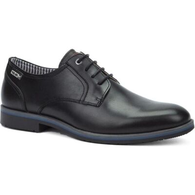 PIKOLINOS León M4v - Zapatos De Cordones De Piel Negra Negro Talla 39 PIKOLINOS León M4v - Zapatos De Cordones De Piel Negra Negro Talla 39