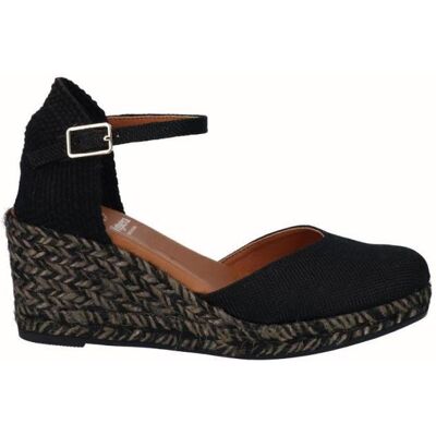 VIGUERA 2324 Alpargatas De Cuña Negro Talla 35 VIGUERA 2324 Alpargatas De Cuña Negro Talla 35