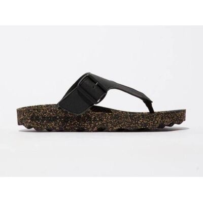 ASPORTUGUESAS Sandalia Unisex Fuse M Negra Negro Talla 37 ASPORTUGUESAS Sandalia Unisex Fuse M Negra Negro Talla 37