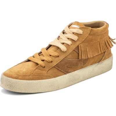 NATURAL WORLD 9041 M Frange Zapatilla Alta Serraje Flecos Camel Camel Talla 39 NATURAL WORLD 9041 M Frange Zapatilla Alta Serraje Flecos Camel Camel Talla 39