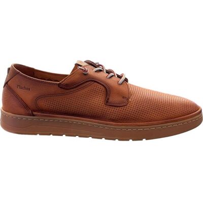 FLUCHOS Zapatillas Leo F1947 De Piel Con Ajuste Elástico - Marrón Cuero Talla 41 FLUCHOS Zapatillas Leo F1947 De Piel Con Ajuste Elástico - Marrón Cuero Talla 41