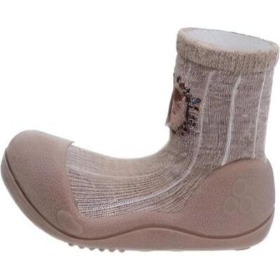 ATTIPAS Patucos Ergonómicos Bear Aba0101 Para Bebé - Diseño De Oso Beige Beige Talla 20 ATTIPAS Patucos Ergonómicos Bear Aba0101 Para Bebé - Diseño De Oso Beige Beige Talla 20