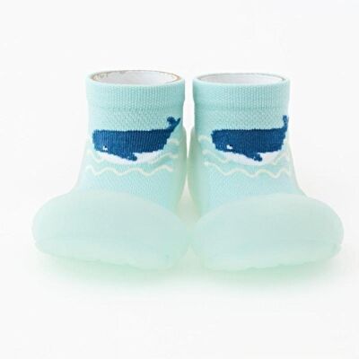 ATTIPAS Zapatillas Summer Whale Wh030 Azul Para Bebés Azul Talla 19 ATTIPAS Zapatillas Summer Whale Wh030 Azul Para Bebés Azul Talla 19
