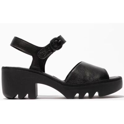 FLY LONDON Sandalia Tull 503 Negra Negro Talla 39 FLY LONDON Sandalia Tull 503 Negra Negro Talla 39