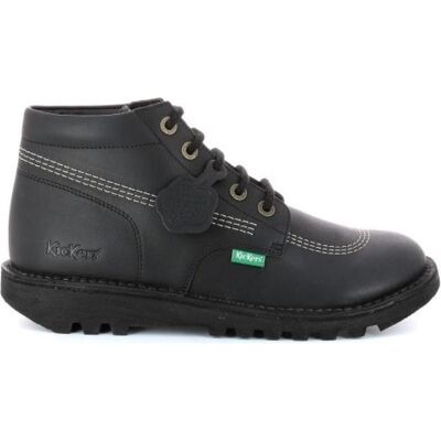 Kickers Neorallye - Botas De Cuero Negras Negro Talla 45 Kickers Neorallye - Botas De Cuero Negras Negro Talla 45
