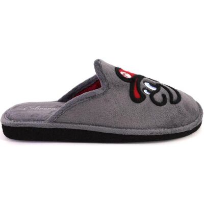 CABRERA 2935 Zapatillas De Casa Gris Con Diseño Mario Bros Gris Talla 41 CABRERA 2935 Zapatillas De Casa Gris Con Diseño Mario Bros Gris Talla 41