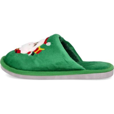 BUBBLE BOBBLE Zapatillas De Casa 8700-22 Verdes Con Diseño Papá Noel Verde Talla 39 BUBBLE BOBBLE Zapatillas De Casa 8700-22 Verdes Con Diseño Papá Noel Verde Talla 39