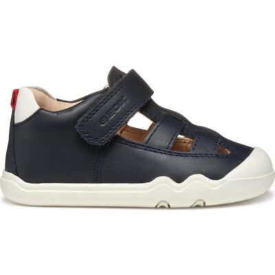Geox Sandalias Respetuosas Steppieup B555wa Nappa Azul Marino Navy-White Navywhite Talla 21 Geox Sandalias Respetuosas Steppieup B555wa Nappa Azul Marino Navy-White Navywhite Talla 21