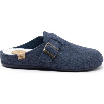 CABRERA Cueco Fieltro Azul Marino Con Hebilla Azul Marino Talla 41 CABRERA Cueco Fieltro Azul Marino Con Hebilla Azul Marino Talla 41