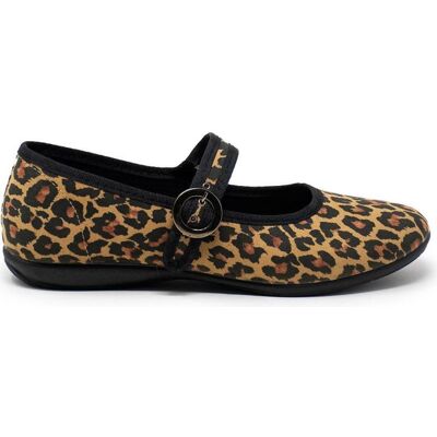 CABRERA Francesita Leopardo 080-773 Con Correa Para Mujer Marron Talla 37 CABRERA Francesita Leopardo 080-773 Con Correa Para Mujer Marron Talla 37