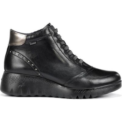 FLUCHOS Botín Live F2246 Sugar Negro Con Cuña Talla 38 FLUCHOS Botín Live F2246 Sugar Negro Con Cuña Talla 38
