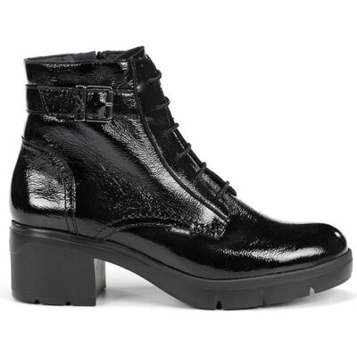 FLUCHOS Botines Casual F2107 Charol Negro Negro Talla 36 FLUCHOS Botines Casual F2107 Charol Negro Negro Talla 36