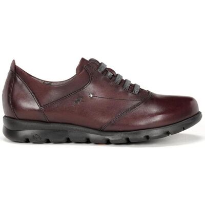 FLUCHOS Blucher F0354 De Piel Burdeos Con Gomas Para Mujer Burdeos Talla 38 FLUCHOS Blucher F0354 De Piel Burdeos Con Gomas Para Mujer Burdeos Talla 38