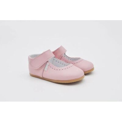 ANGELITOS Merceditas Respetuosas Pepito Piel Tallas 20-27 Rosa Rosa Talla 21 ANGELITOS Merceditas Respetuosas Pepito Piel Tallas 20-27 Rosa Rosa Talla 21