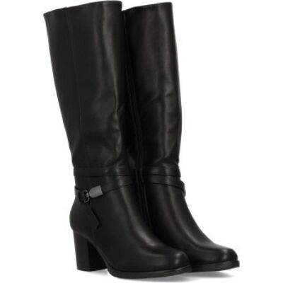 SPORT3PUNTO0 Botas Altas Mujer Modelo 2550 Negro Con Hebilla Varios Colores Talla 39 SPORT3PUNTO0 Botas Altas Mujer Modelo 2550 Negro Con Hebilla Varios Colores Talla 39
