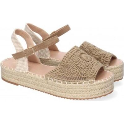 SPORT3PUNTO0 Alpargata Tf2638 Kaki Crochet Cuña Esparto Varios Colores Talla 37 SPORT3PUNTO0 Alpargata Tf2638 Kaki Crochet Cuña Esparto Varios Colores Talla 37