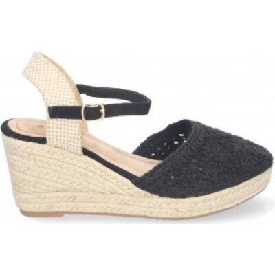 SPORT3PUNTO0 Alpargatas Cuña Mujer Vra-898 Negro Varios Colores Talla 41 SPORT3PUNTO0 Alpargatas Cuña Mujer Vra-898 Negro Varios Colores Talla 41