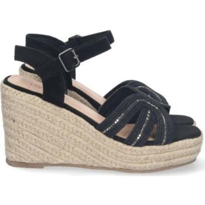 SPORT3PUNTO0 Alpargatas De Cuña C5062 Negras Para Mujer Varios Colores Talla 41 SPORT3PUNTO0 Alpargatas De Cuña C5062 Negras Para Mujer Varios Colores Talla 41
