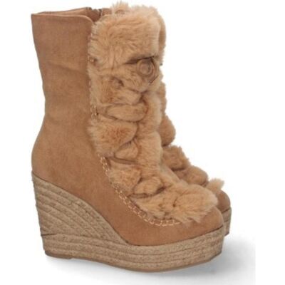 SPORT3PUNTO0 Botas De Cuña Yz22 Con Detalle De Flecos Y Cordones Varios Colores Talla 36 SPORT3PUNTO0 Botas De Cuña Yz22 Con Detalle De Flecos Y Cordones Varios Colores Talla 36