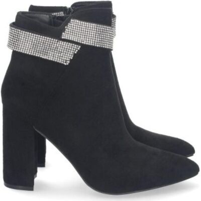 SPORT3PUNTO0 Botas De Tacón Alto L88-311 Con Detalle Strass Para Mujer Varios Colores Talla 36 SPORT3PUNTO0 Botas De Tacón Alto L88-311 Con Detalle Strass Para Mujer Varios Colores Talla 36