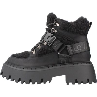 Buffalo Botín Aspen Com Mid Warm Mujer Negro Black Talla 40,5 Buffalo Botín Aspen Com Mid Warm Mujer Negro Black Talla 40,5