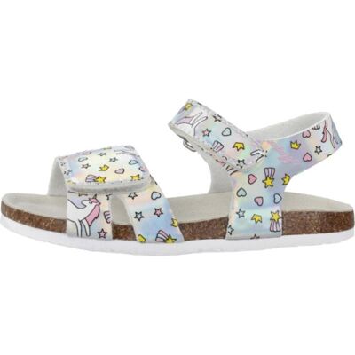 CHICCO Sandalias Fleurette Bio Unicornio Niña Plata Plata Talla 20 CHICCO Sandalias Fleurette Bio Unicornio Niña Plata Plata Talla 20