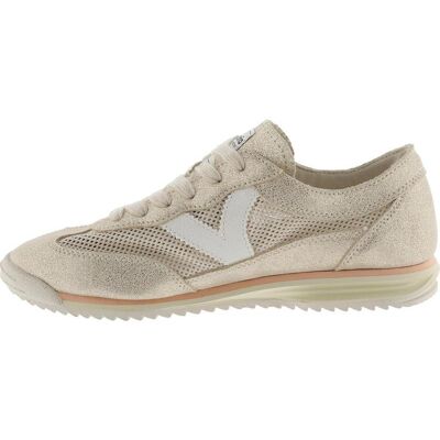 VICTORIA Zapatillas Saturno Mujer Piel Platino Platino Talla 40 VICTORIA Zapatillas Saturno Mujer Piel Platino Platino Talla 40