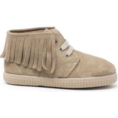 BATILAS Botas Casuales Modelo 56830 Ante Con Flecos Beig Talla 24 BATILAS Botas Casuales Modelo 56830 Ante Con Flecos Beig Talla 24