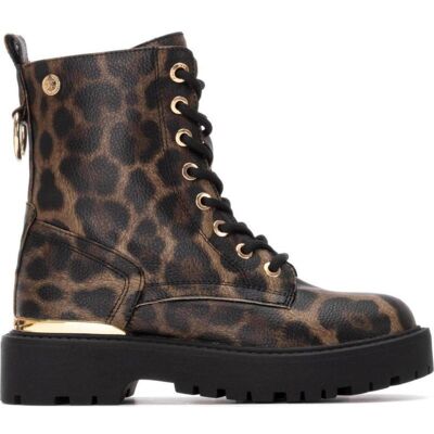 XTI Botas Militares 151343 Estampado Leopardo Camel Para Niña Talla 34 XTI Botas Militares 151343 Estampado Leopardo Camel Para Niña Talla 34