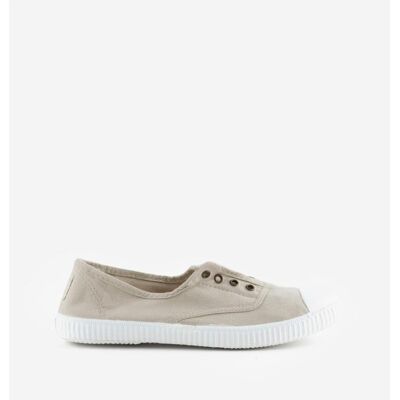 VICTORIA Zapatillas Lona Elástica 106623 Mujer Hielo Blanco Talla 37 VICTORIA Zapatillas Lona Elástica 106623 Mujer Hielo Blanco Talla 37