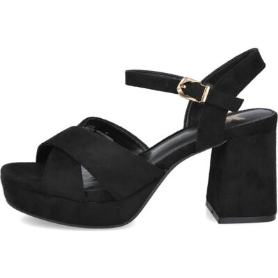 XTI Sandalias De Plataforma 145288t Con Tacón Ancho Para Mujer Negro Talla 38 XTI Sandalias De Plataforma 145288t Con Tacón Ancho Para Mujer Negro Talla 38