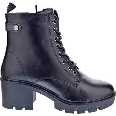 XTI Botines De Mujer Con Cordones Y Suela Track Negros Negro Talla 38 XTI Botines De Mujer Con Cordones Y Suela Track Negros Negro Talla 38